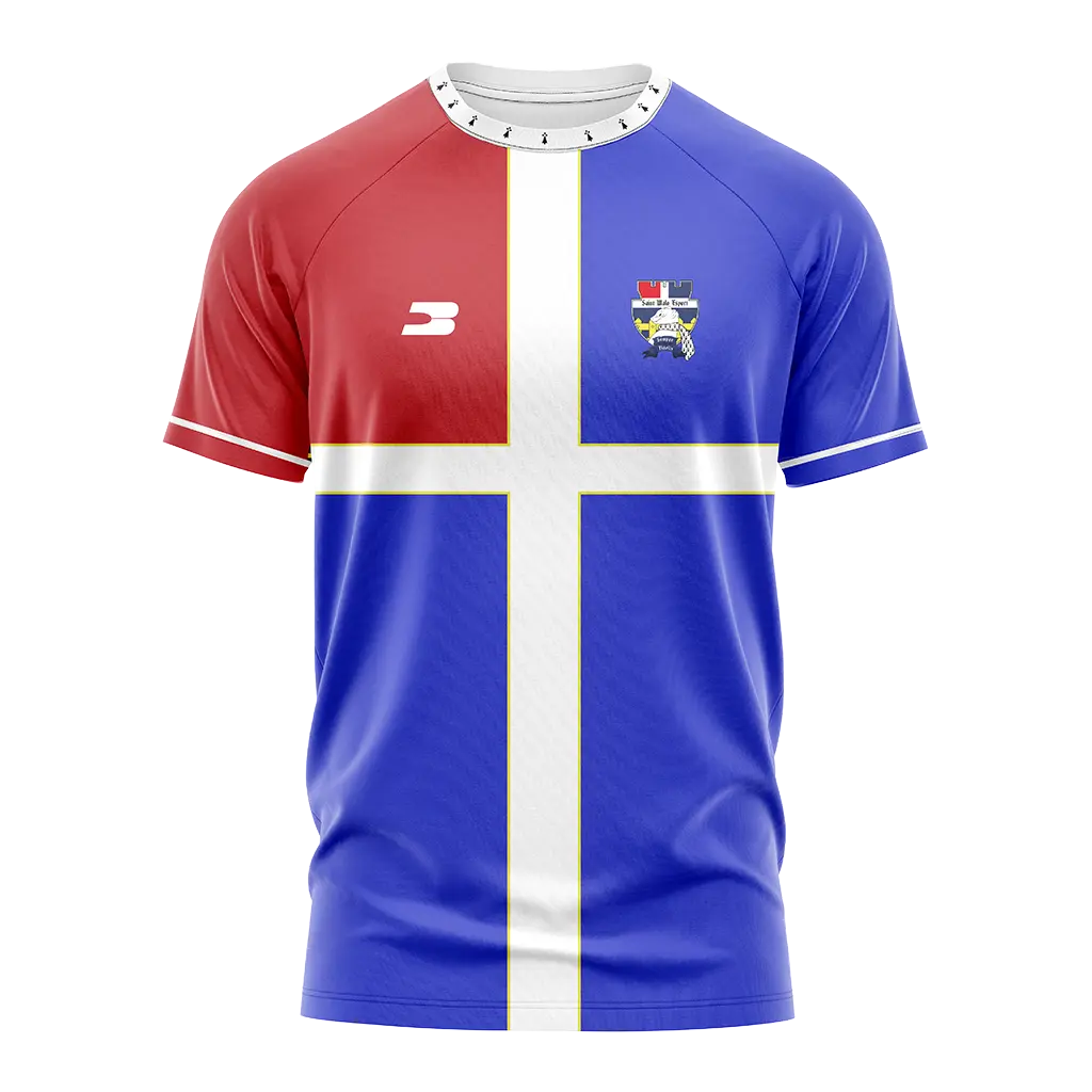 Maillot De Football Vintage SAINT-MALO – Uhlsport Blanc Taille XL, Porté